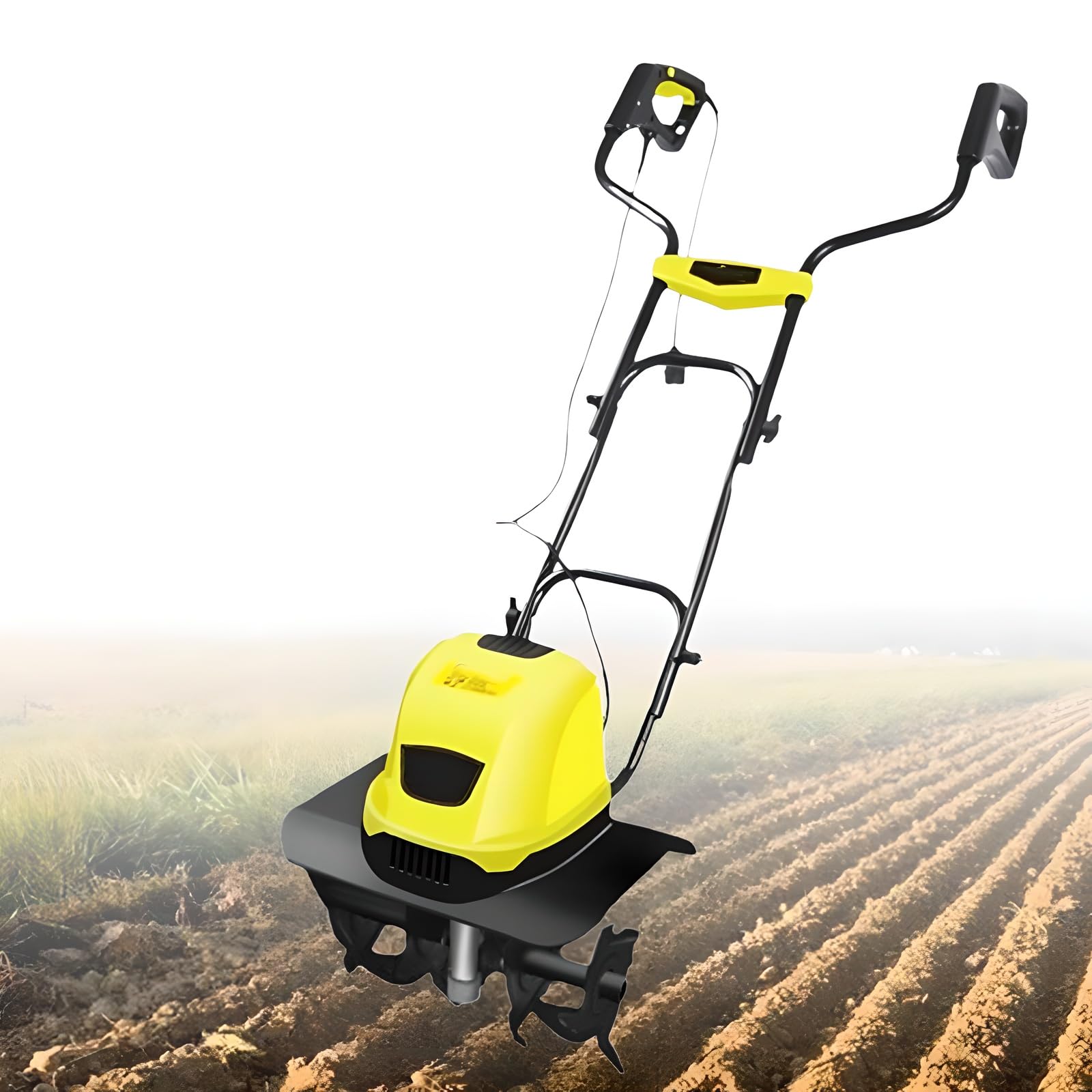 Motoculteur électrique pour pelouse et aménagement de jardin en ville