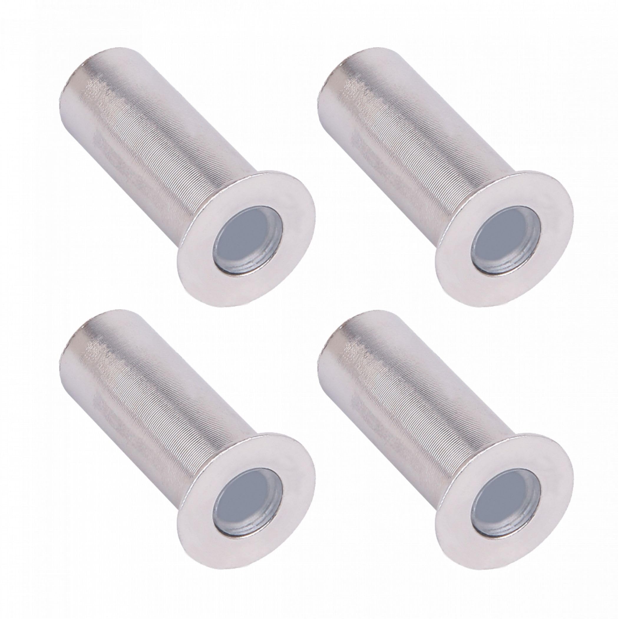 Leyton Lighting White Led-Pl2-Kit4-Wh Micro Disc Led Plinth Lights, Kit Of 4, Daylight