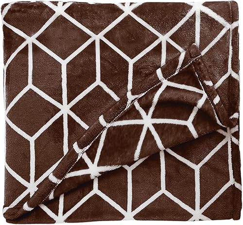 Vista 99 de Elegant Comfort Manta de lujo aterciopelada, ligera para todas las estaciones, ultra afelpada, suave, acogedora y mullida para sofá, cama, viajes