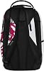 Mochila Sprayground Crash Graff Turbo, 18x6x11.5 pulgadas, negra, PVC, compartimiento para laptop, correas ajustables 7