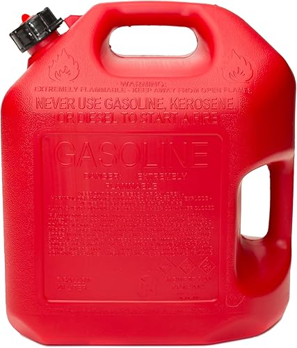 Miniatura 3 de Midwest Can Company 5610 - Recipiente de combustible para latas de gasolina de 5 galones con boquilla (paquete de 2)