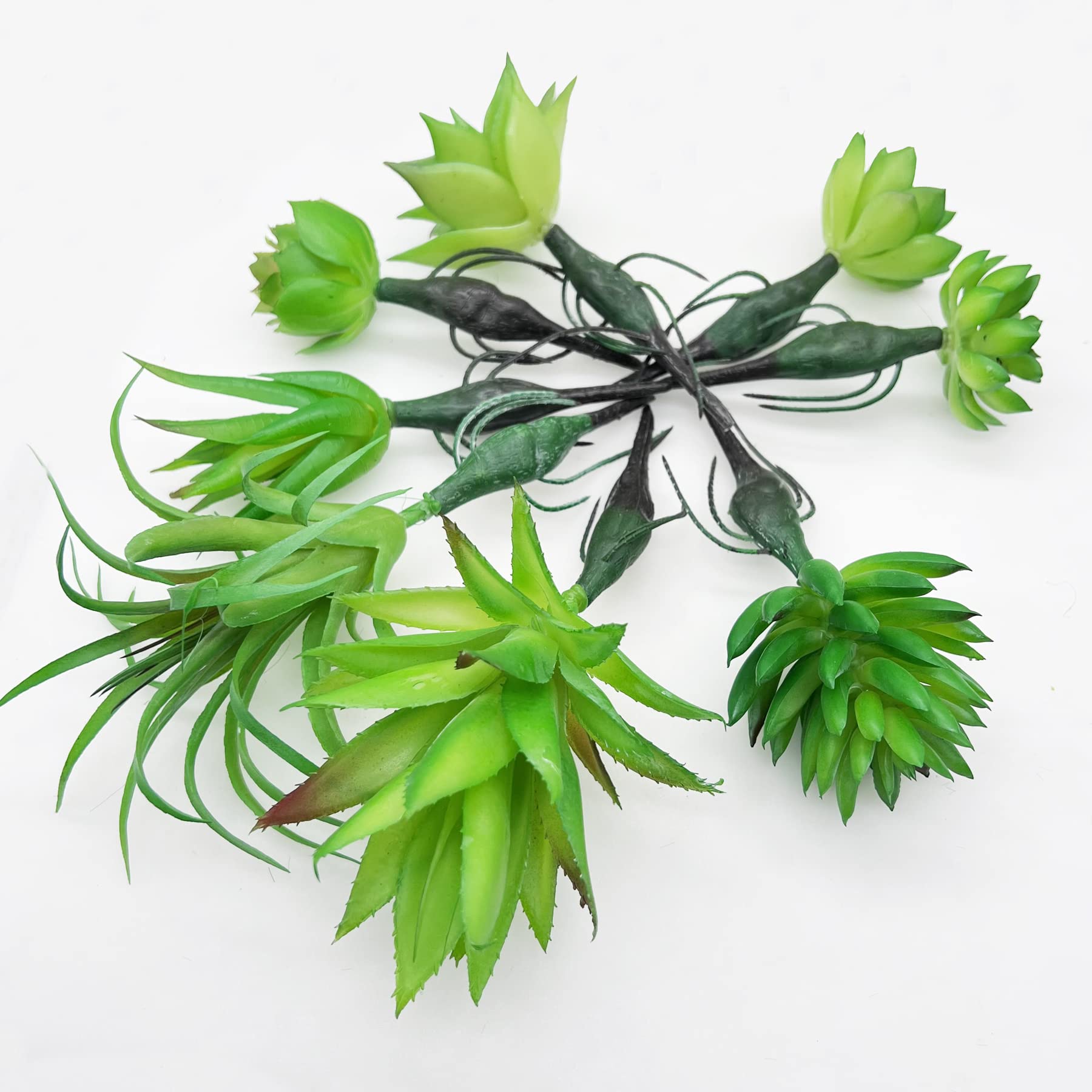 9 Plantes Succulentes Artificielles Youery - Décoration Maison Sans Entretien