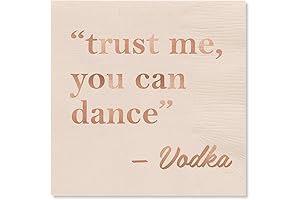 X&O Paper Goods 'Trust Me, You Can Dance -Vodka' Funny Beverage Napkins