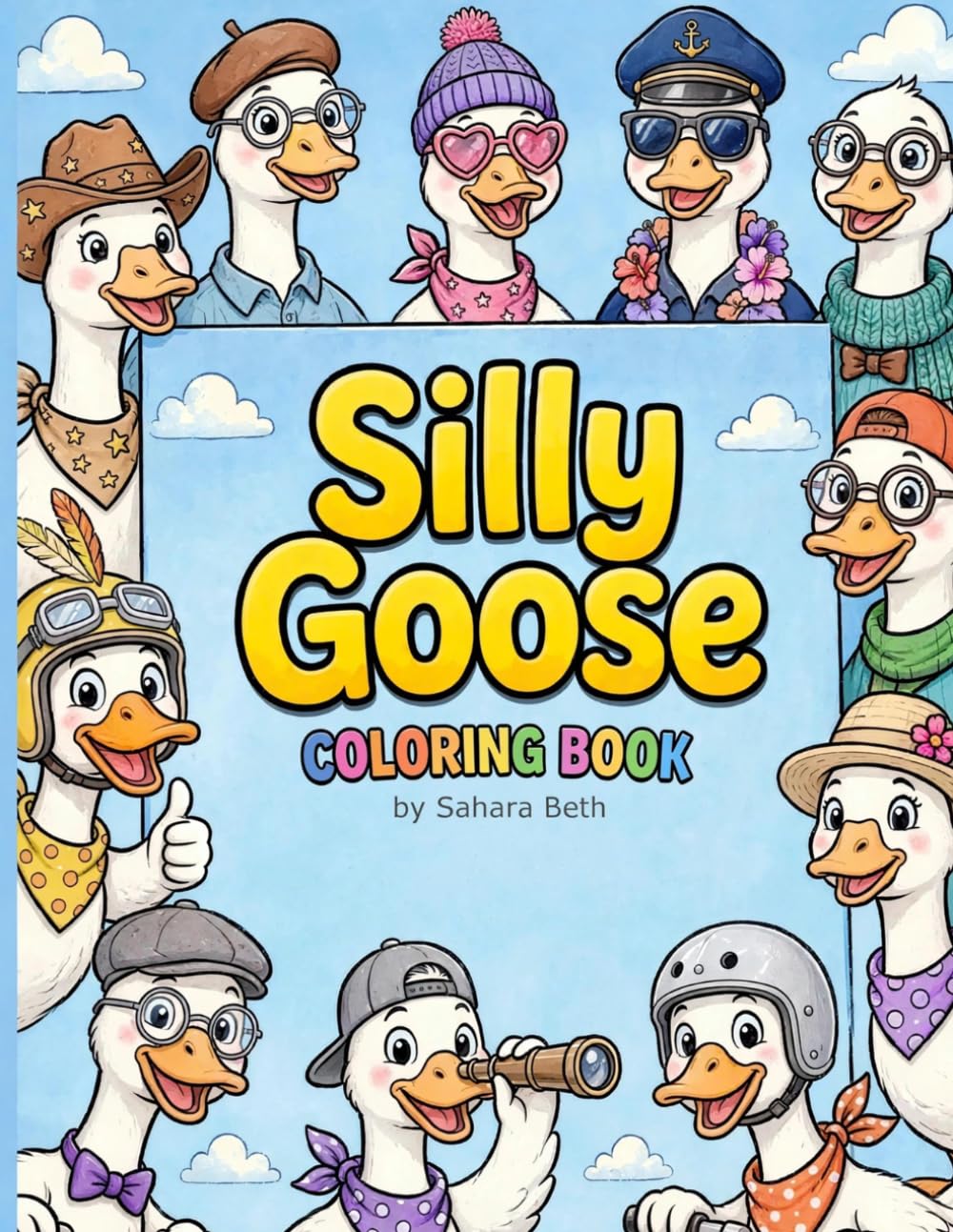Silly Goose Coloring Book