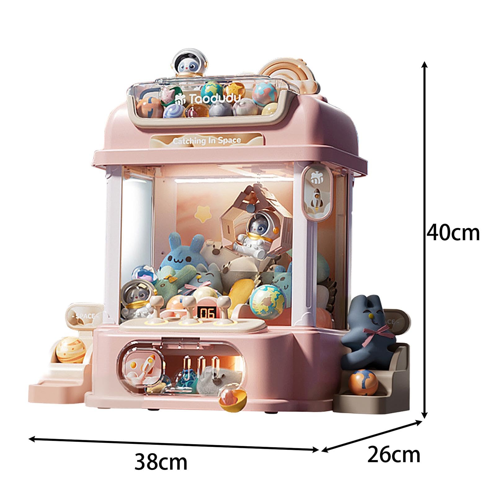 Greifautomat Kinder Spielzeug Maschine Elektronische Automaten Bonbon Spender Musikspiel Funktion Langlebiges Material für Familienfeiern Ki, Stil E