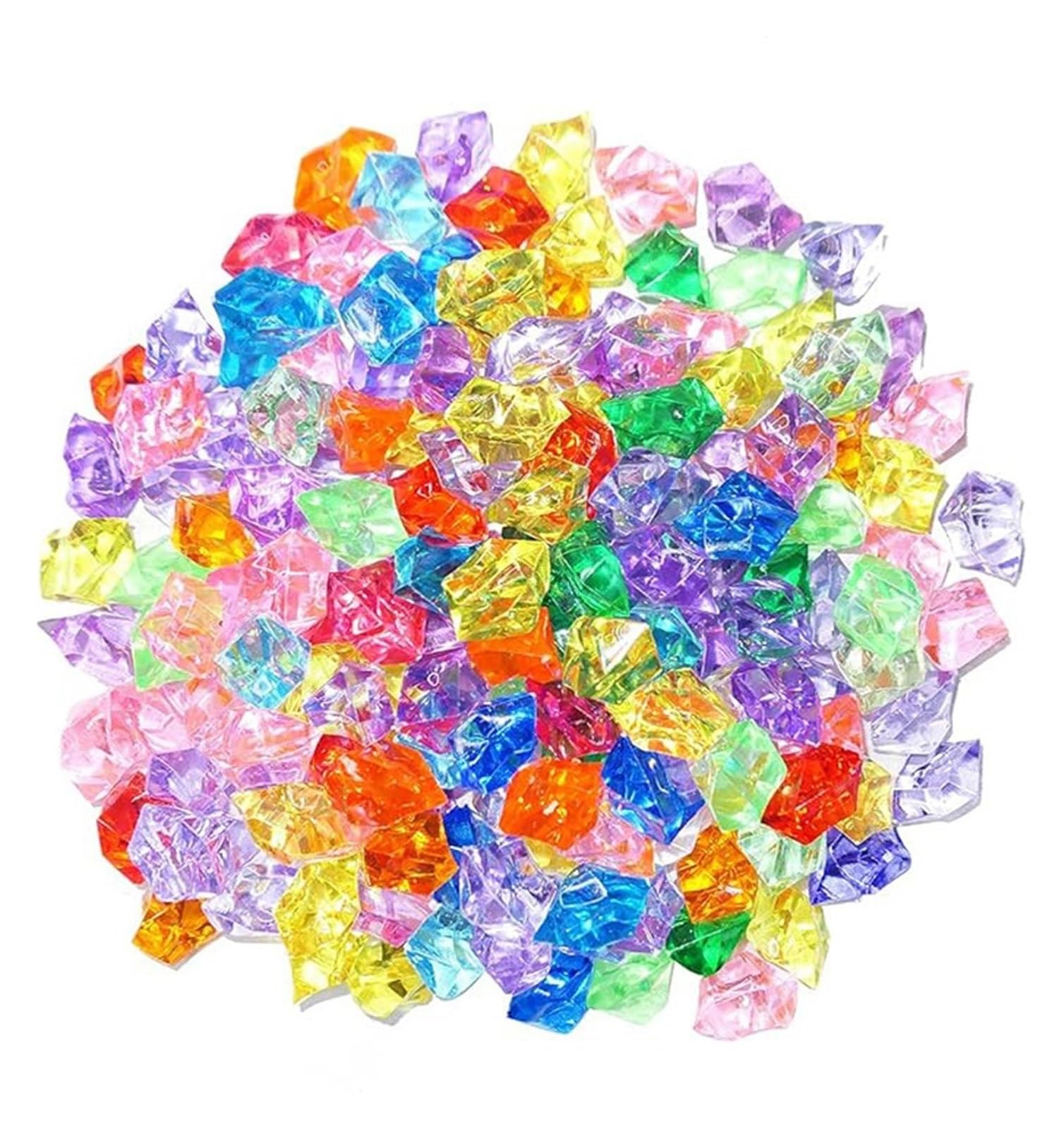 ITRHJTGP Fake Ice Rocks Acrylic Stone Fake Ice Rocks Crystal Gem Stones Vase Filler DIY Decor For Fish Tank for Vases Fillers(Mix)