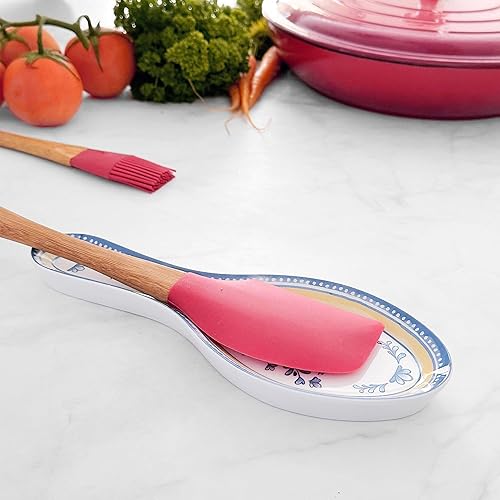 Miniatura 3 de UP ware - Soporte para cuchara de melamina de 9.625 pulgadas, soporte para utensilios de cocina, mesa de comedor (gallo soleado)