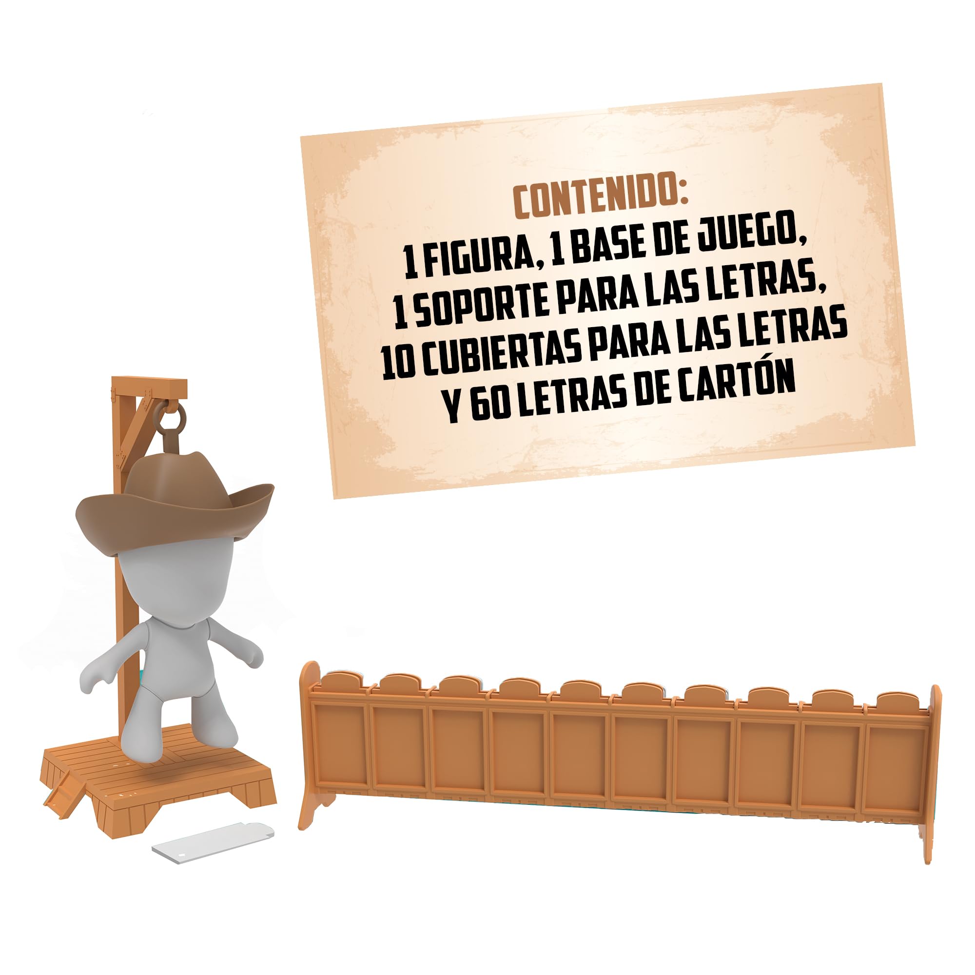 Bizak El Ahorcado Mike, Juego de Mesa Familiar, Juego clásico de Letras y Palabras con diversión Moderna, para Jugar con Amigos, Regalo de Juego Infantil niños y niñas Desde 4 años de Edad (64011319)