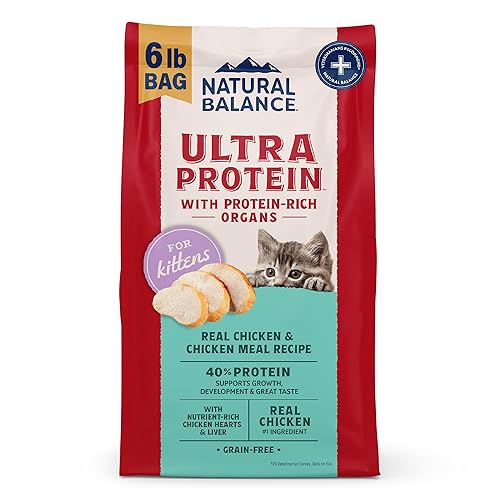 Natural Balance Ultra Protein Kitten Dry Cat Food, Real Chicken