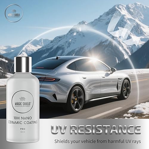 Miniatura 4 de Magic Shield Revestimiento de cerámica PRO 10H  Autorreparable  Larga duración para 2 coches +  Protección avanzada de SiO2  Fácil aplicación