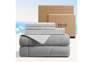 Evercool®+ Cooling Comforter Set - King Size, Ultra Comfort Bedding for Restful Sleep
