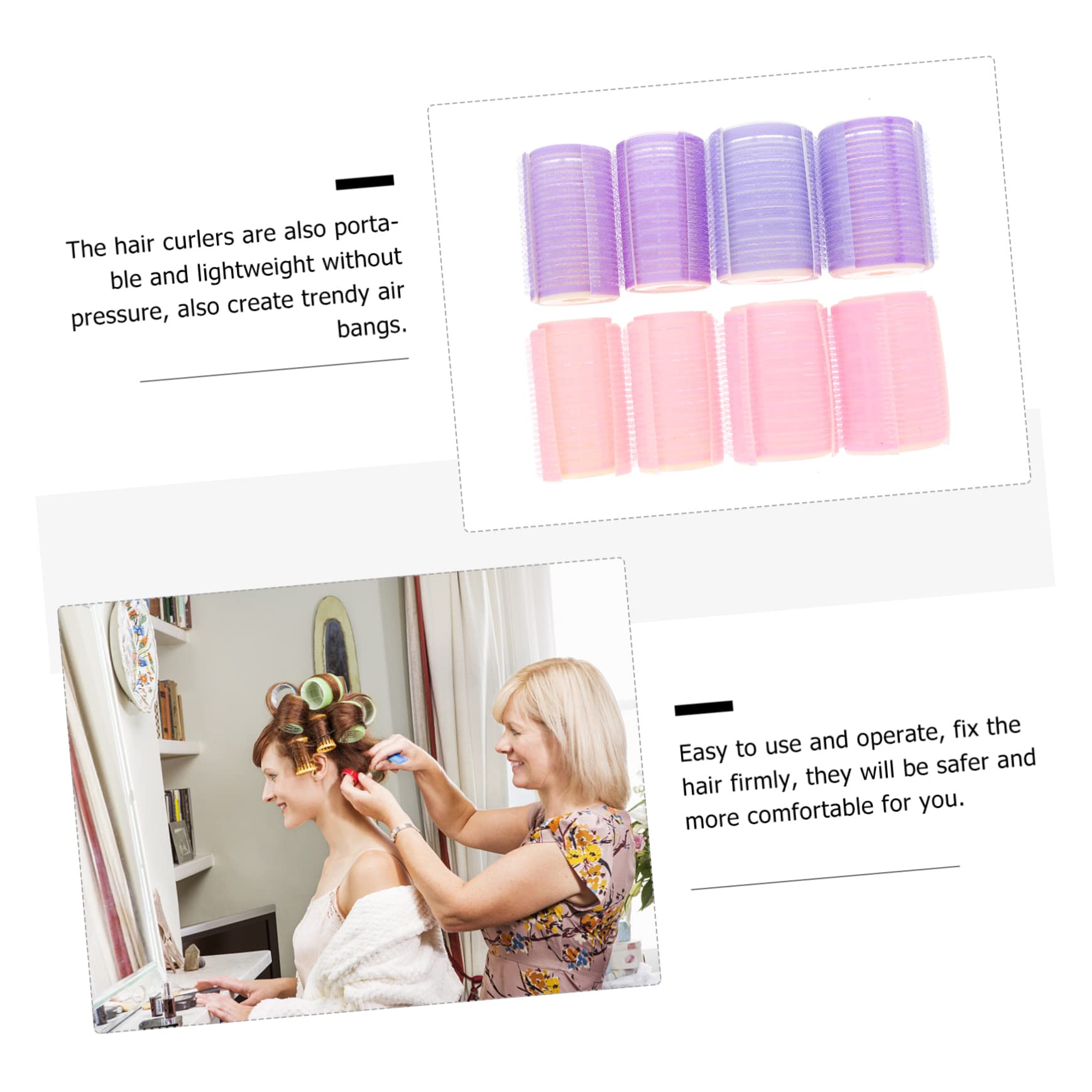 Ipetboom Curling Iron Set Hair Dressing Rollers Perfect for Curly Short Long Hair