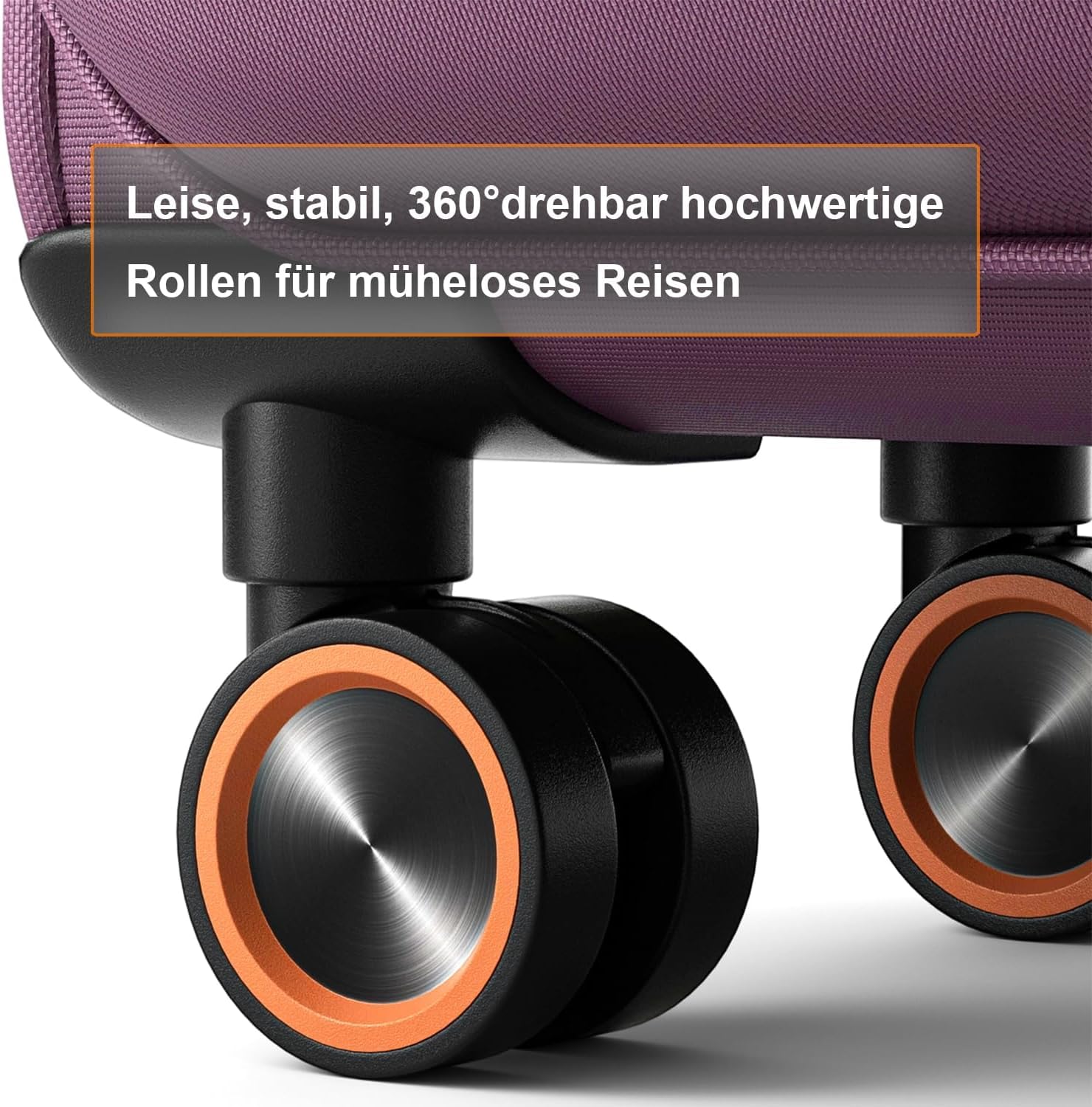 Weichschalenkoffer groß 78x48x30cm Stoff Trolley Leicht Reisekoffer 4 Rollen Zahlenschloss Handgepäck 109 Liter Rot