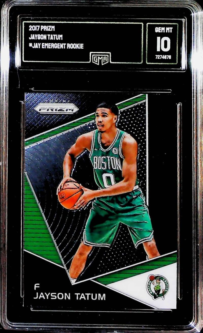 2017-18 Panini Prizm Emergent Basketball #3 Jayson Tatum Boston Celtics GMA 10 GEM MINT