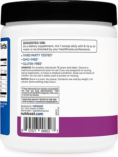 Vista 67 de Nutricost BCAA Polvo 2:1:1