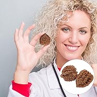 Vista 7 de Healifty Pelotas de entrenamiento para ejercicio, 2 unidades, bolas de madera Baoding, forma de nuez, puntos gatillo de auto-masaje, artilugios