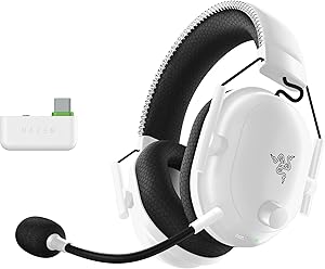 Razer Blackshark V2 Pro (Xbox) Wireless E-Sports Headset for Xbox S|X and One (Triforce Membrane 50 mm, HyperSpeed Wireless 2.4 GHz, Detachable HyperClear Microphone) White