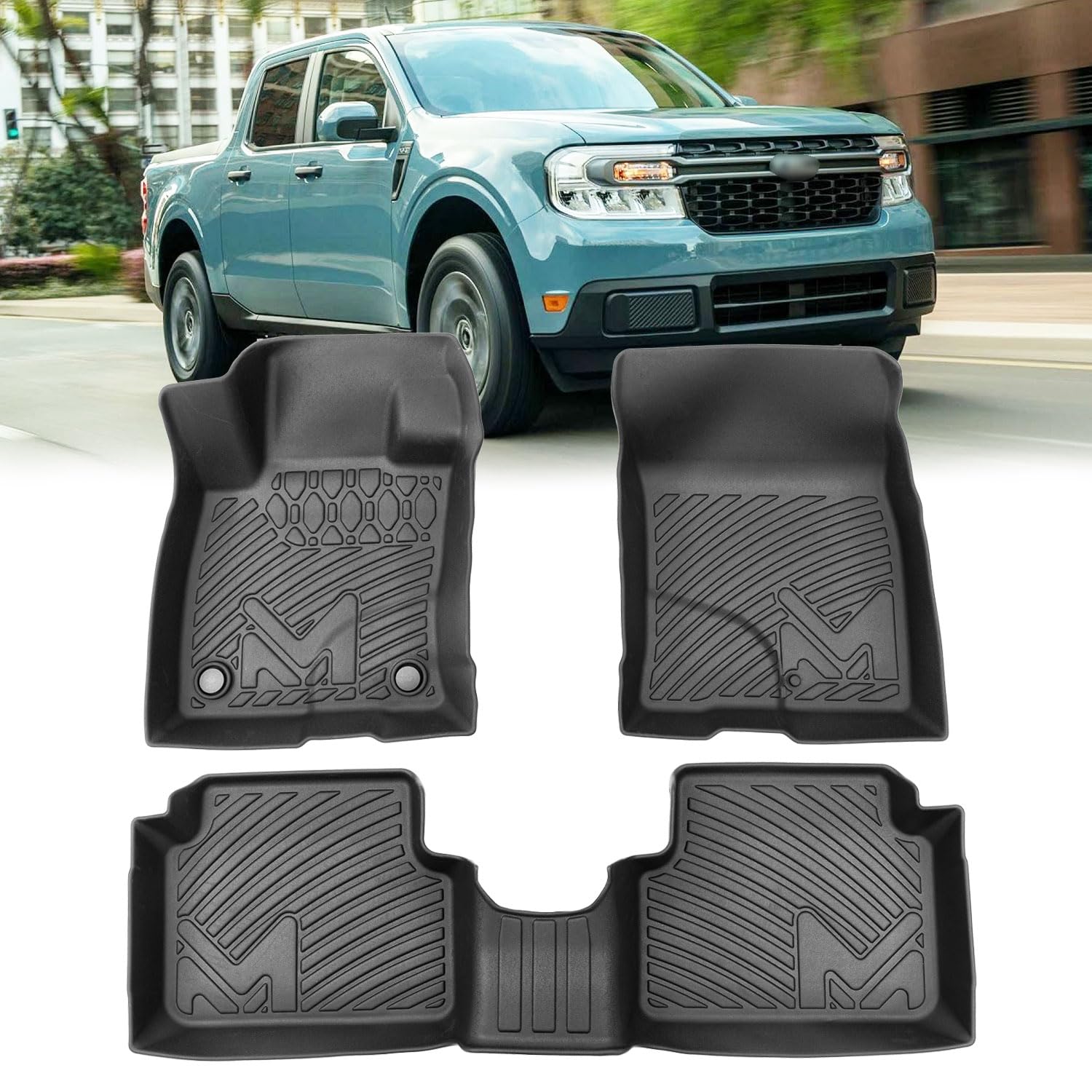 CMVT Auto TPE Floor Mats (Ford Maverick 2022–2025)