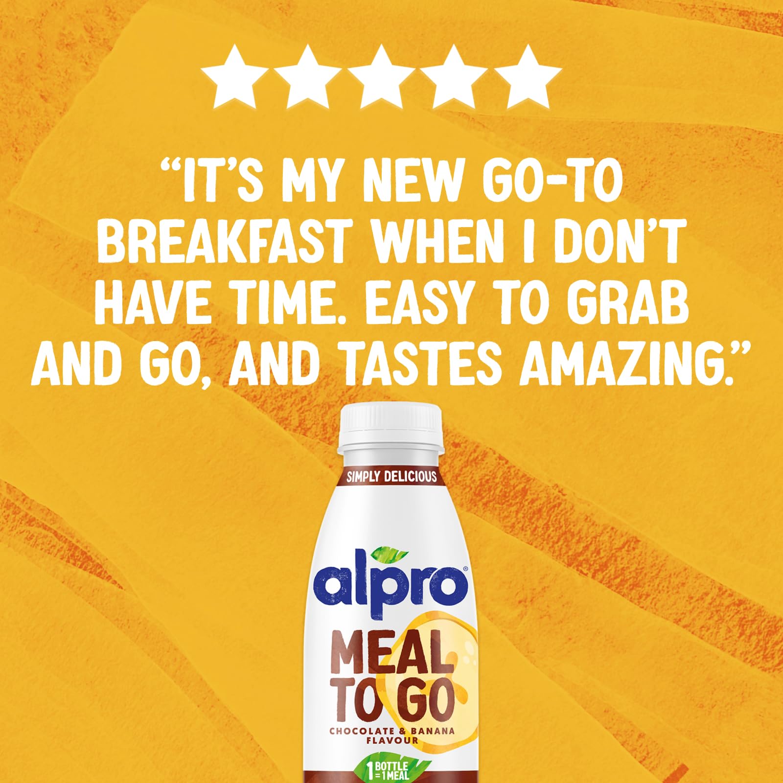 Alpro Boisson Substitut de Repas Café Caramel 500ml – 6 x 500g - Repas Complet à Boire