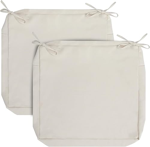 Miniatura 14 de FUNHOME Fundas de cojín para exteriores, 42 x 18 x 3 pulgadas, sin relleno. Fundas de cojín de repuesto para muebles de exterior, resistentes al