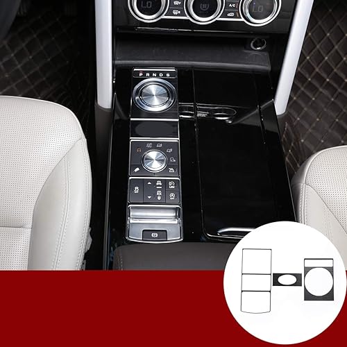 YIWANG Cubierta protectora de aleación de aluminio, 3 piezas para Land Rover Discovery 5 LR5 L462 2017 2018 2019 accesorios de automóvil