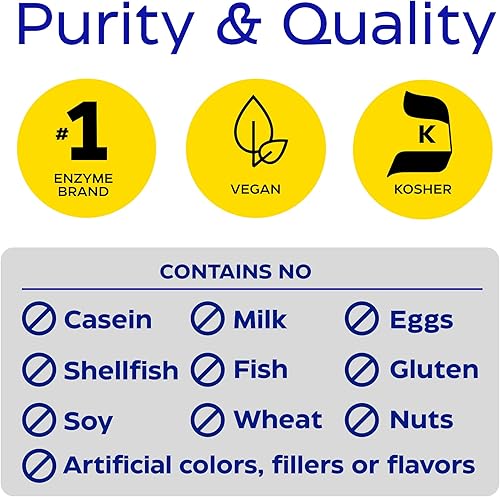 Vista 11 de Enzymedica Digest Spectrum, enzimas digestivas avanzadas para mujeres y hombres, apoya la digestión y múltiples intolerancias alimentarias, fórmula