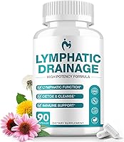 MOSRAY Lymphatic Drainage Capsules: Natural Detox Cleanse & Immune Support with Dandelion, Burdock, Cleavers, Echinacea | 90 Caps