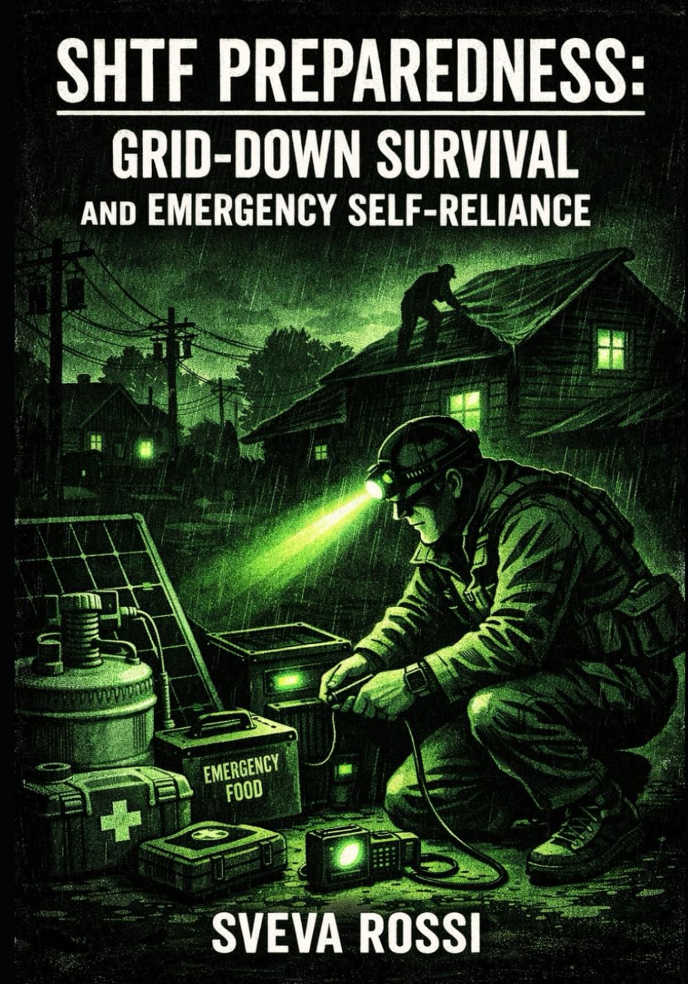 SHTF PREPAREDNESS: GRID-DOWN SURVIVAL AND EMERGENCY SELF-RELIANCE: Solar Power, Water Storage, Emergency Food, Shelter Planning, and Essential Skills for Disaster Readiness