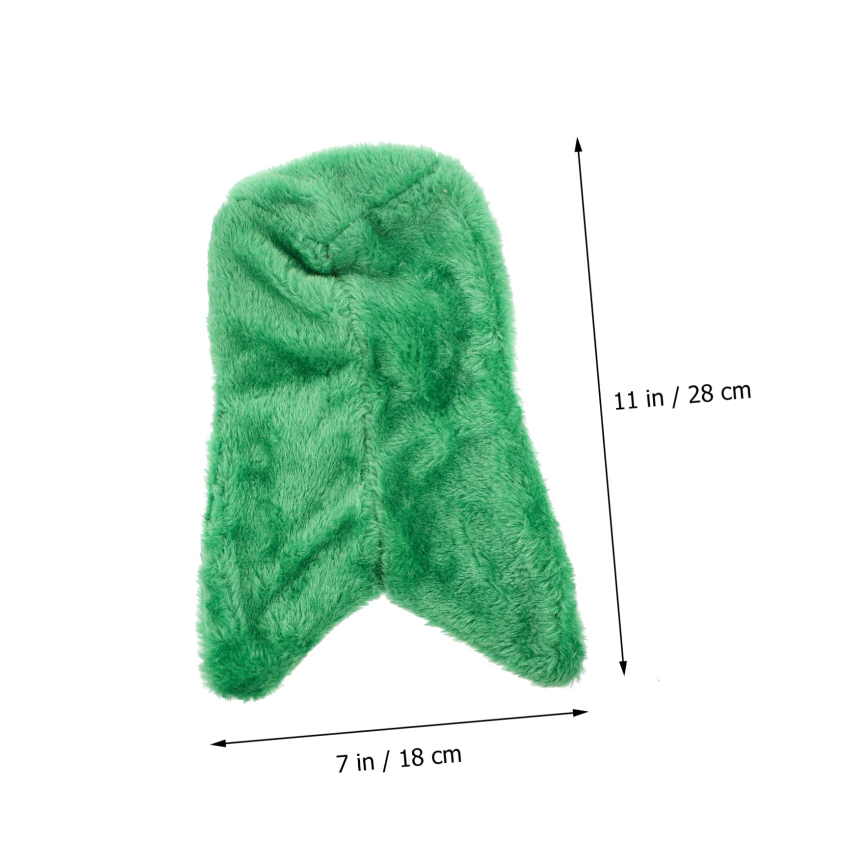 BESTonZON Hamac Douillet pour Oiseaux Nid Chaud Fleece pour Perroquets Accessoire de Cage à Oiseaux avec Base Renforcée Couleur Vert Prairie