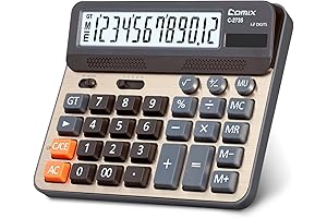 Comix Office Calculator for Desk at a Glance
