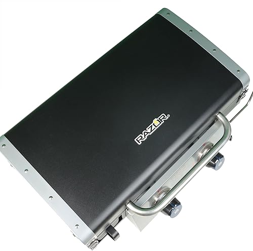 Miniatura 9 de Razor Griddle GGT2131M - Parrilla portátil de gas propano LP de 25 pulgadas para exteriores, 2 quemadores, con 318 pies cuadrados y tapa superior