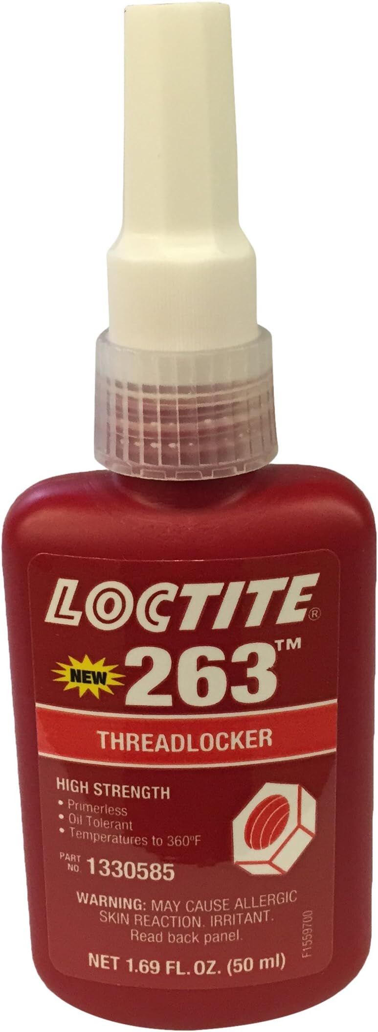 1330585 263 Thread Locker, 50 mL, red