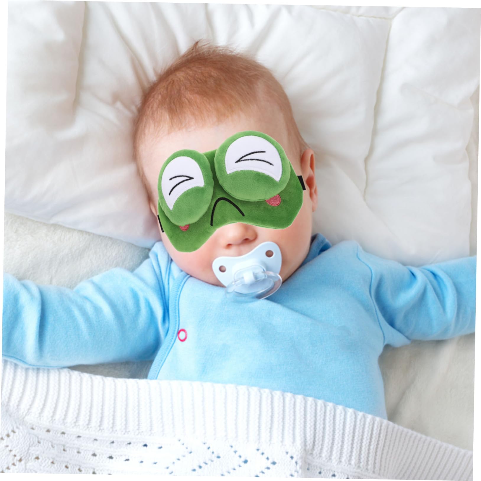 GLEAVI 3 Stk Schlafmaske Frosch Kostüm Süßer Schlaf Abdeckung Für Blinde Augen Nickerchen Augenabdeckung Schlafabdeckung Auf Den Augen Nacht Auge Schlafen Samt Kissenbezug Kind