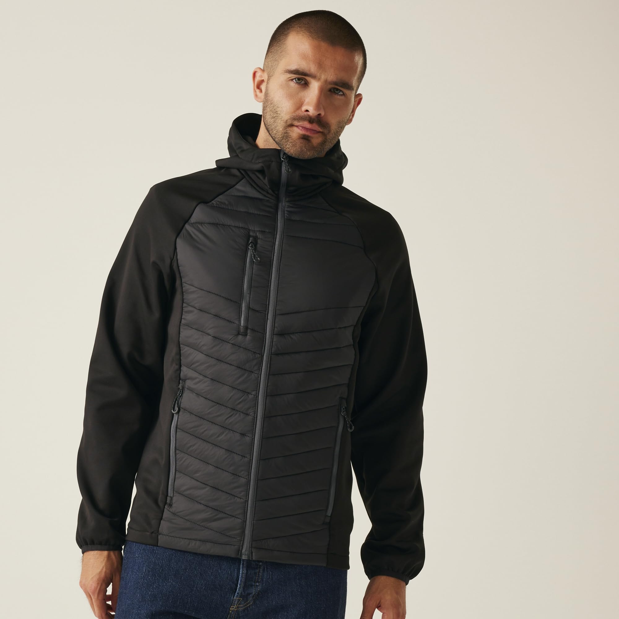Regatta Professional Hybrydowa kurtka polarowa Mężczyźni Regatta Professional Mens Navigate Hybrid Warm Work Jacket (1 w zestawie)