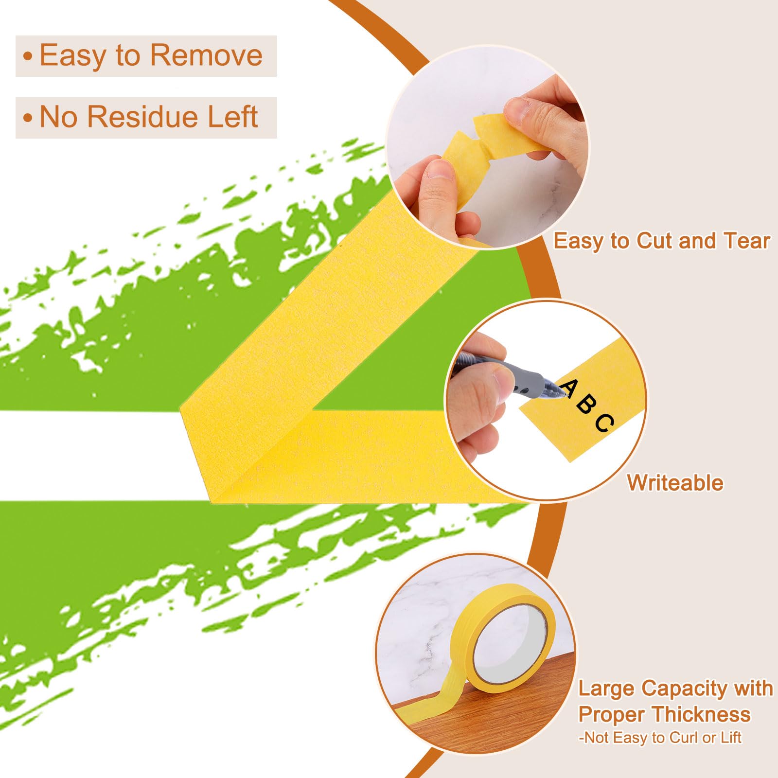 PATIKIL Masking Tape 2 Inch Wide - Image 3