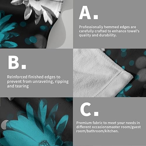 Vista 412 de Giwawa Juego de 2 toallas de mano de pino con ciervos del bosque, toallas de baño, suaves y absorbentes, para bar, bar, cocina, hotel, spa, Ciervo