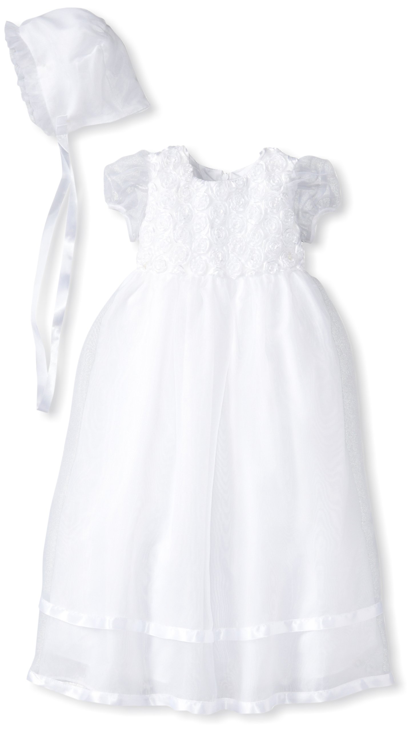 Jayne Copeland Baby Girls' Christening Organza Soutache Dress