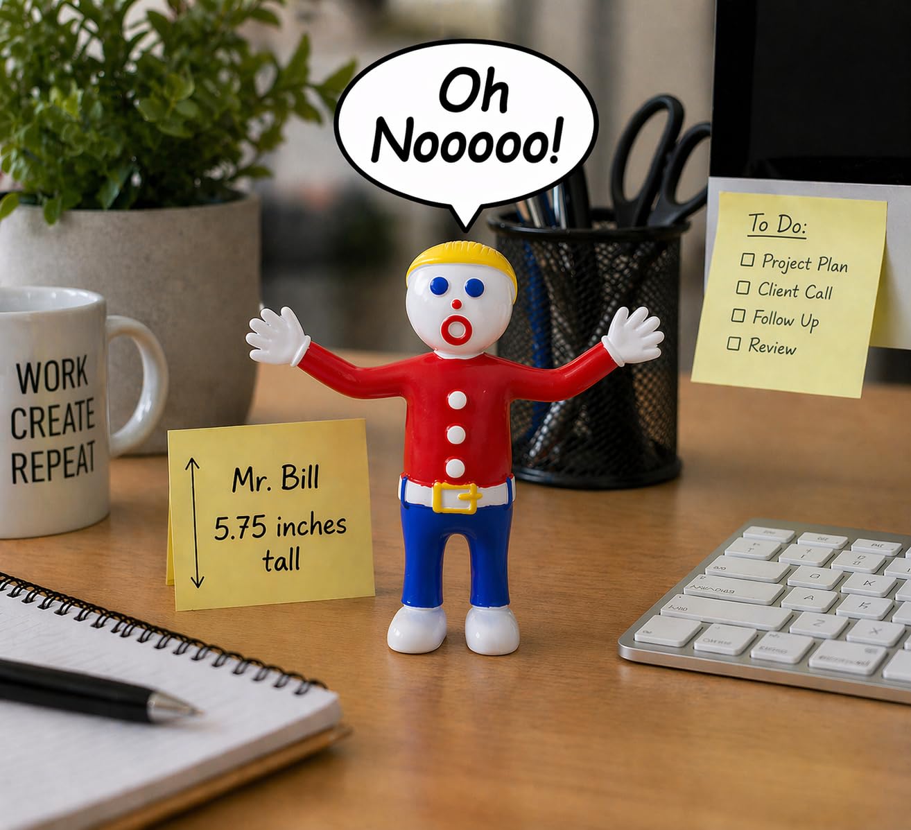 Amazon.com: NJ Croce Mr. Bill Bendable and Posable Toy, Classic