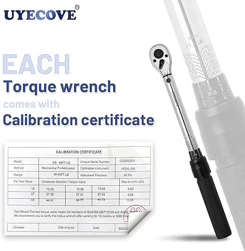 Miniatura 6 de UYECOVE Llave dinamométrica de 14 pulgada 2-20 Nm, juego de 13 llaves dinamométricas para bicicleta, kit de herramientas de mantenimiento de