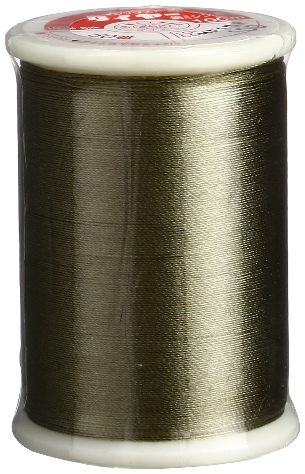 Superior Threads Tire Silk #50 3-Ply 50-Weight High Sheen Silk Embroidery Quilting Sewing Thread - 109 Yard Spool (#100 Khaki)
