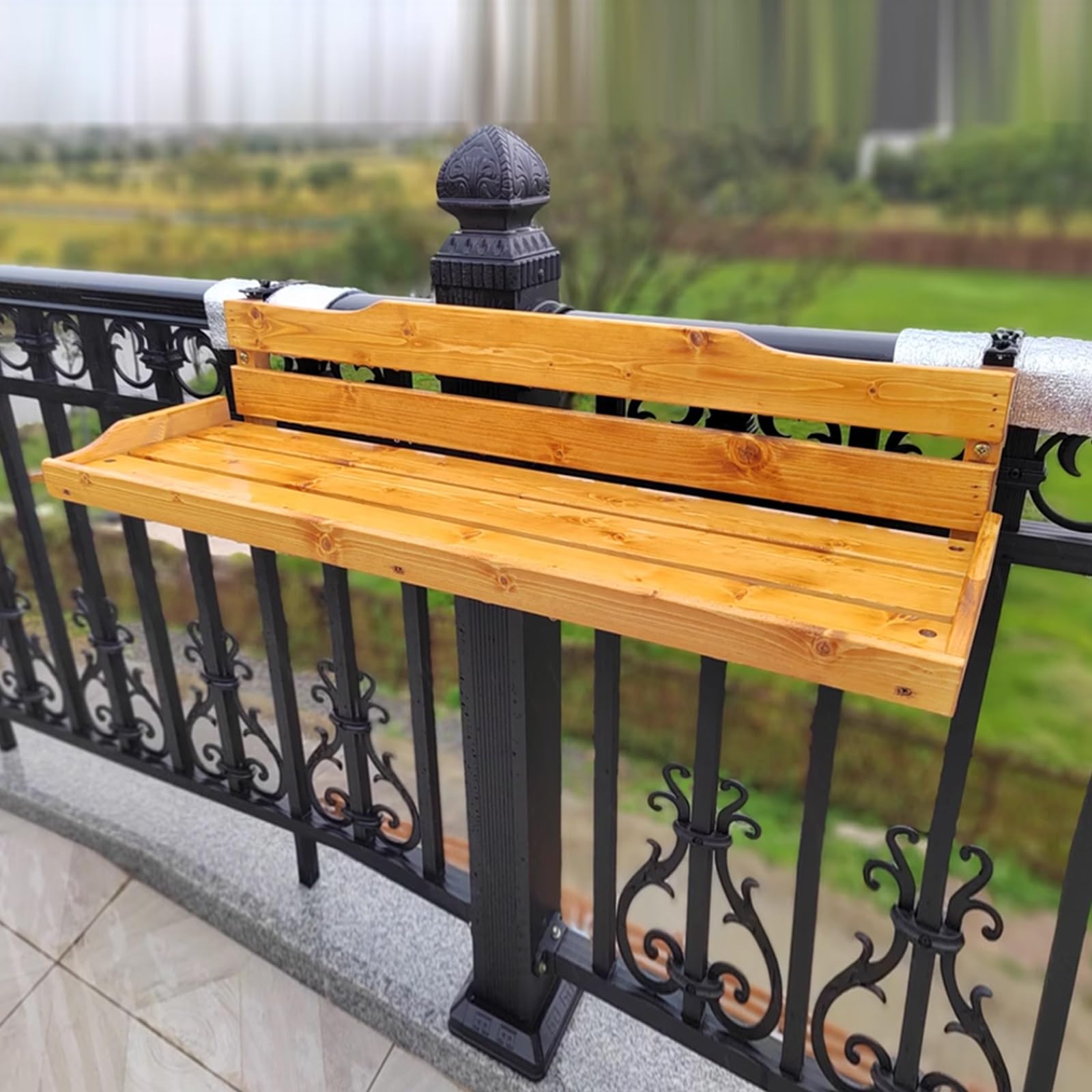 Table de bar pliante d'extérieur réglable balcon pour partager