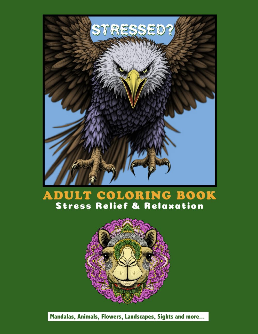 Adult coloring book: Stress Relief & Relaxation