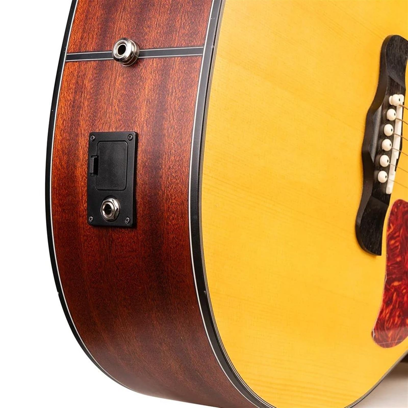 Pickup per strumenti ad arco Pickup Per Chitarra Acustica Preamplificatore Pickup Piezoelettrico Ritardo Di Riverbero Pickup Per Effetti Chorus Parti E Accessori Per Chitarre Folk
