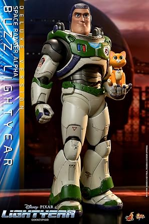 Movie Masterpiece Buzz Lightyear Space Ranger Alpha / Deluxe Edition, 1/6 Scale Figure, White, Approx. 11.8 inches 30 cm Tall