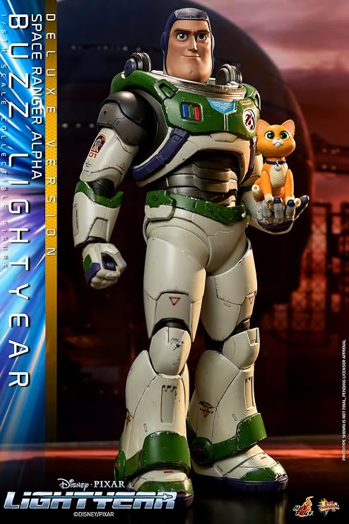 Movie Masterpiece Buzz Lightyear Space Ranger Alpha / Deluxe Edition, 1/6 Scale Figure, White, Approx. 11.8 inches 30 cm Tall