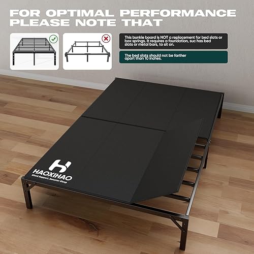 Miniatura 4 de Bunkie Board Queen - Tablas de plástico huecas prémium de 0.394 in para debajo del colchón, soporte resistente, transpirable, perfil bajo,