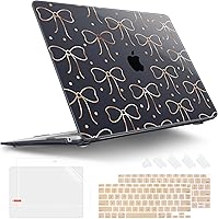 Vista 21 de Tuiklol Para MacBook Air de 13 pulgadas (versión 2021-2018) M1 A2337/A1932/A2179 con pantalla Retina Touch ID, carcasa rígida de plástico y cubierta