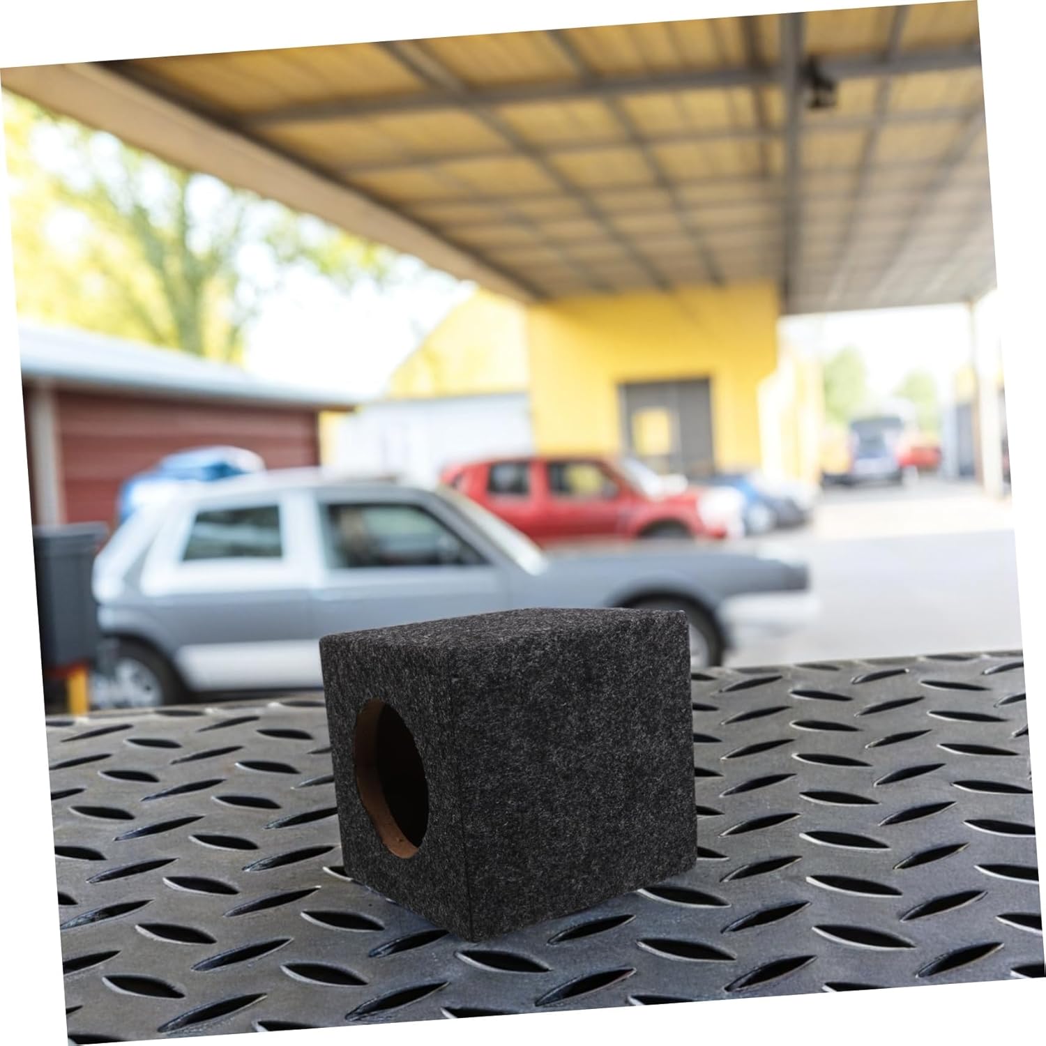 TIDTALEO Car Audio Subwoofer Enclosure Box Wooden Speaker Enclosure Speaker Box for Vehicle Refiting