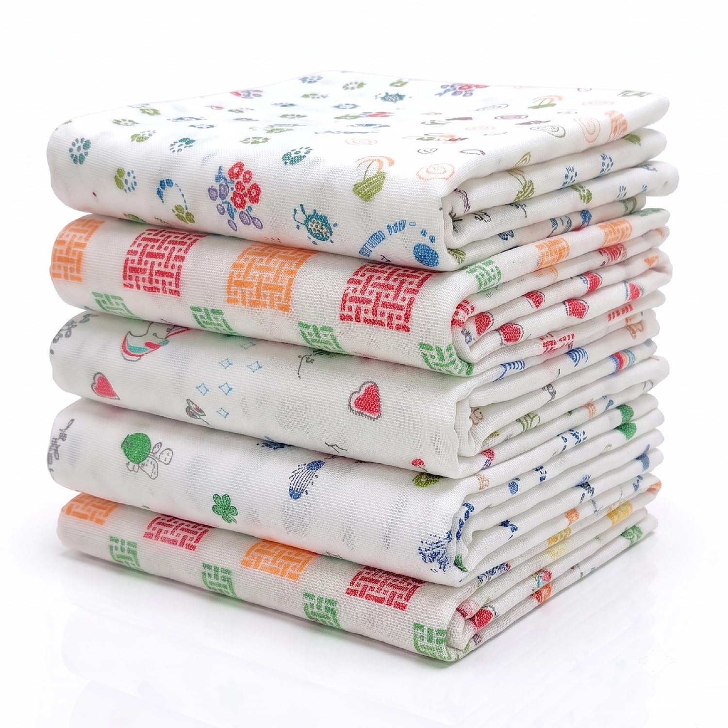 Thorthu Kerala Towel Printed Premium Kerala Bath Towel Cotton Large Size (55 X 28 inch) End Stitched Multicolored 140cm X 70cm (Pack of 3)-image-27