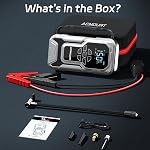 Acmount 7000A Jump Starter with Air Compressor, Car Battery Jump Starter | 12V Jumper Pack(All Gas/10.0L Diesel) with Jumper Cables, 150PSI Tire Inflator, Portable Air Pump, Gifts for Men Dad Husband